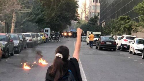 Manifestations consécutives à la mort de Mahsa Amini en Iran, Femme, Vie, Liberté à Téhéran